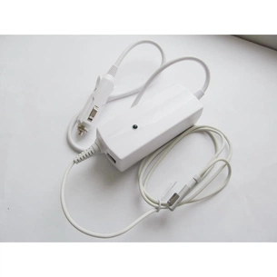Блок живлення до ноутбуку AlSoft [car 12В-24В] Apple 85W 18.5V, 4.6A, MagSafe + 2*USB (A40291) зображення 1