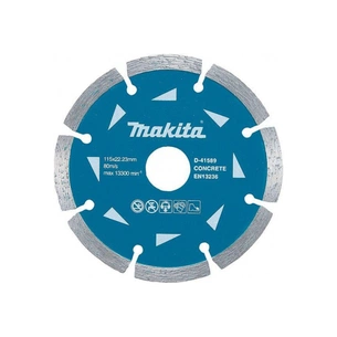 Круг відрізний Makita алмазний по бетону сегментний 125х22.23 мм (D-41595) зображення 1