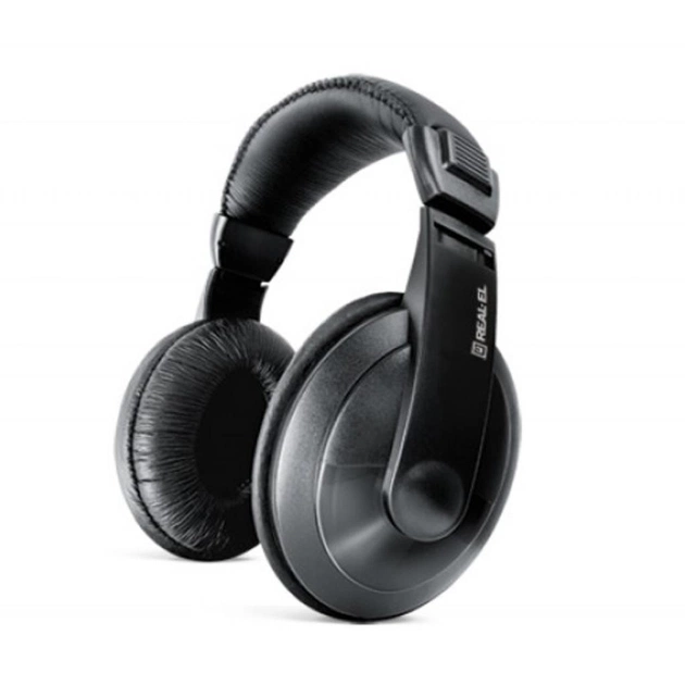 Навушники REAL-EL GD-750V Black (EL124200015) - зображення 1