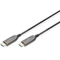 Кабель мультимедійний HDMI M to HDMI M 15m 8K AOC hybrid-fiber black Digitus (AK-330126-150-S) - зменшене зображення 1