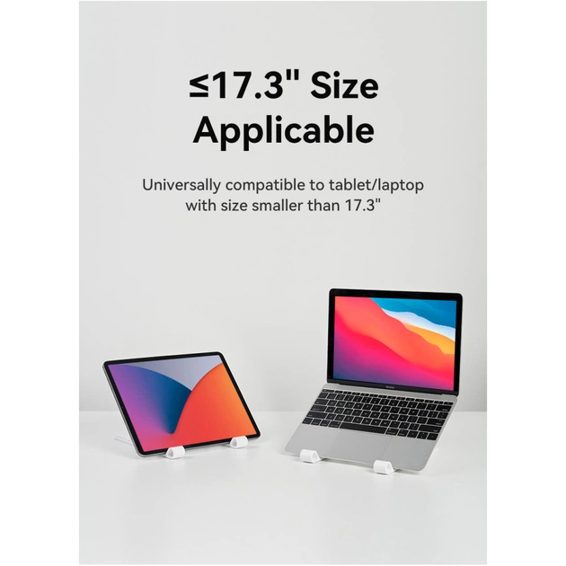 Підставка до ноутбука Vention Laptop X-type Stand White ABS 83-170мм (KDNW0) - picture 10