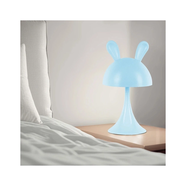 Нічник Kite Світильник LED з акумулятором Simple Bunny, блакитний (K25-317-1-3) - picture 5