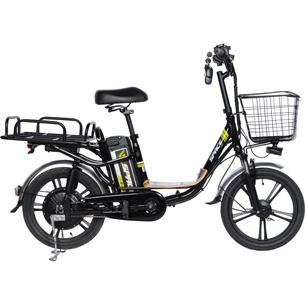 Електровелосипед Space 18" eELDORADO рама-15" 48B 15А*г 500Вт чорно-жовтий 2025 (ELB-SP-18-006) зображення 1