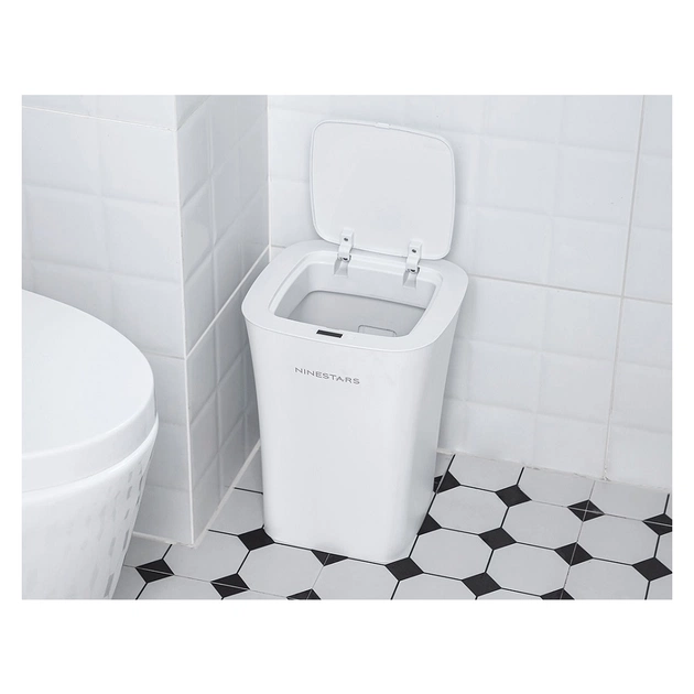 Контейнер для сміття Xiaomi Ninestars Waterproof Induction Trash White (DZT-10-11S) - picture 8