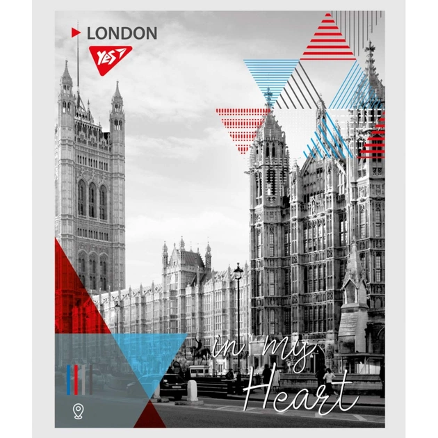 Зошит Yes City Of Your Heart 48 аркушів, лінія (765286) - зображення 1