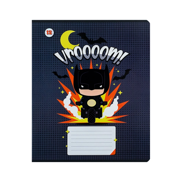 Зошит Kite DC Comics 12 аркушів, лінія (DC24-234) - picture 12