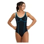Купальник Arena Tania Clip Back Swimsuit One P 005974-580 чорний, блакитний 48 (3468336867785) - уменьшенное изображение 1