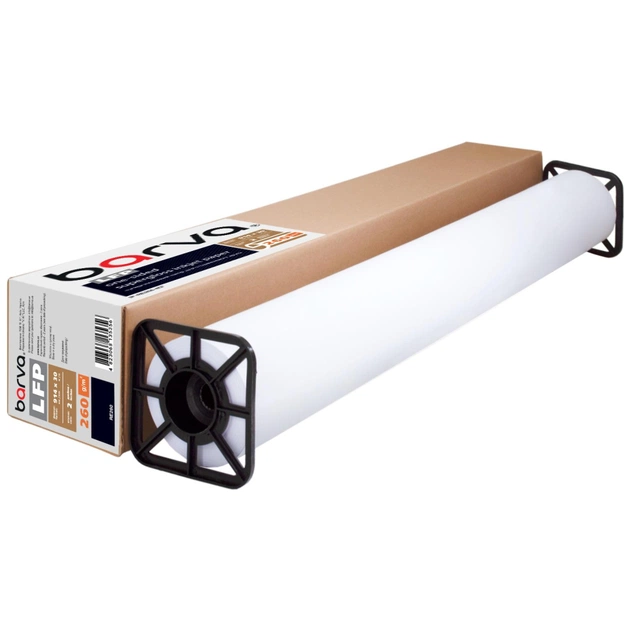Папір Barva 36"/914 мм, 260 г/м2, super gloss, 30 м LFP (IP-RE260-457) - picture 1