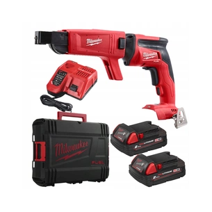 Шуруповерт Milwaukee FSGC-202X для гипсокартону, M18 FUEL, 13Нм, 2x2Ah, HD Box (4933459199) зображення 1