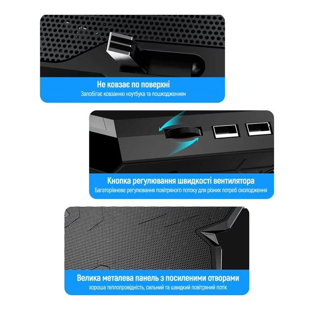 Підставка до ноутбука ColorWay Cooling Game Pro S4, 10-17 (CW-CGPS4) - picture 12