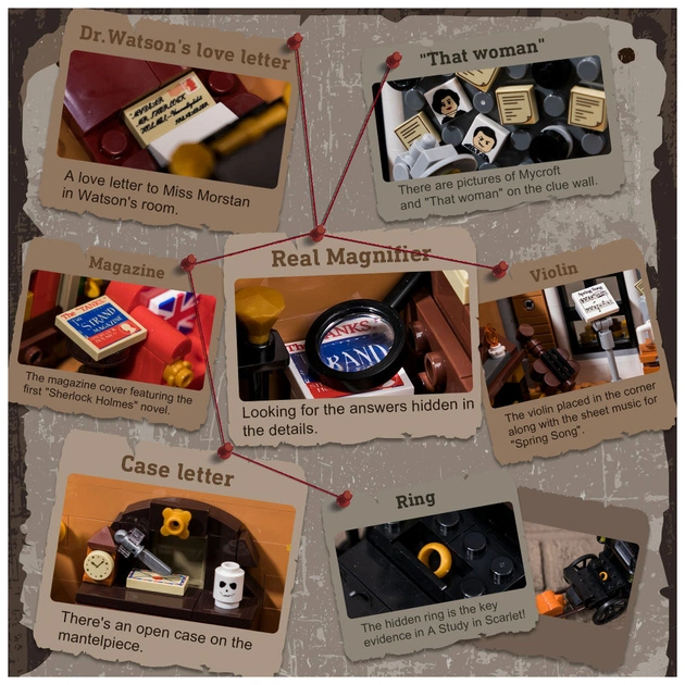 Конструктор Pantasy Шерлок Холмс: Квартира 221B на Бейкер-стріт (85014) - picture 12