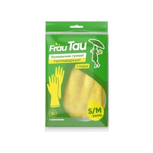 Рукавички господарські Frau Tau Гумові S/М 1 пара (4820263230992) зображення 1