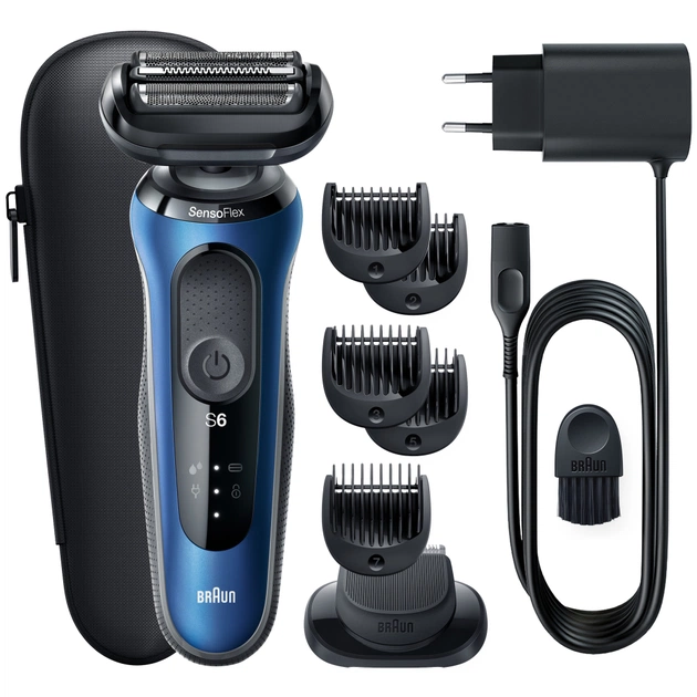 Електробритва Braun Series 6 61-B1500s BLUE / BLACK - изображение 1