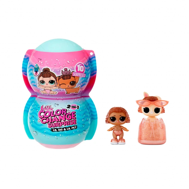 Лялька L.O.L. Surprise! серії Color change Me&My 2в1 – Сестричка та улюбленець (580768) - изображение 1
