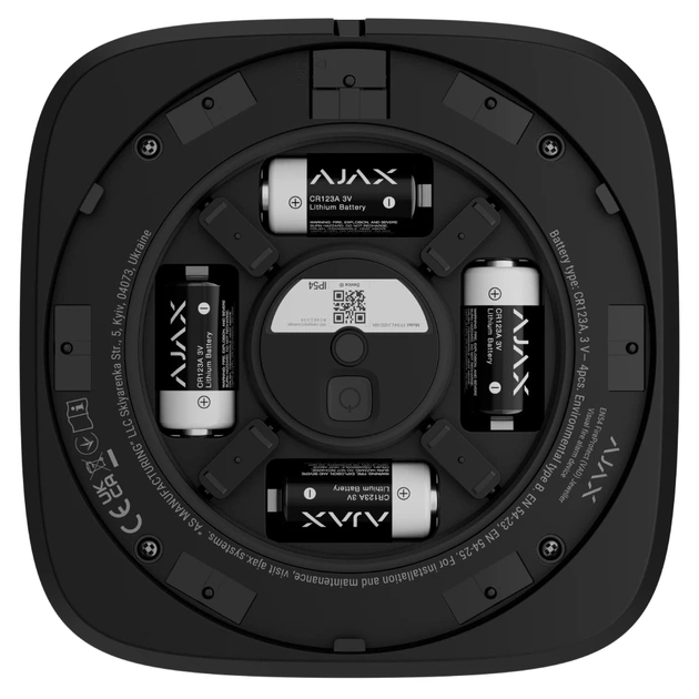 Сирена Ajax EN54 FireProtect VAD black - picture 5