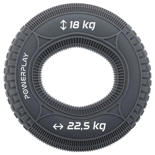 Еспандер PowerPlay PP-4330 Hand Grip Loops Medium 18-22,5 кг Сірий (PP_4330_Grey_(18-22.5kg)) зображення 1