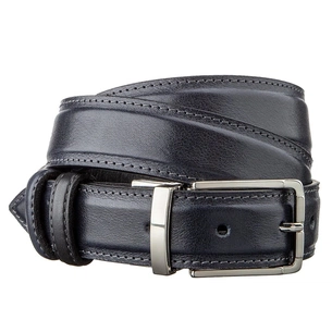 Ремінь Grande Pelle Брючний двосторонній Синій та Чорний (11156) зображення 1