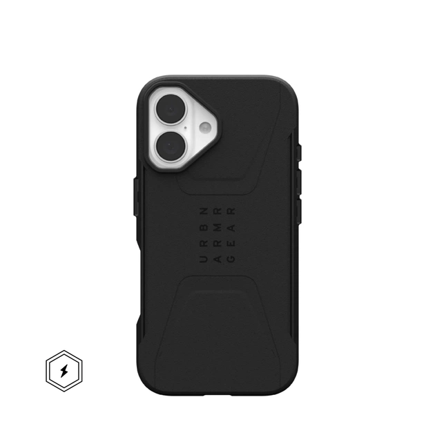 Чохол до мобільного телефона UAG iPhone 16 Civilian Magsafe Black (114446114040) - зображення 1