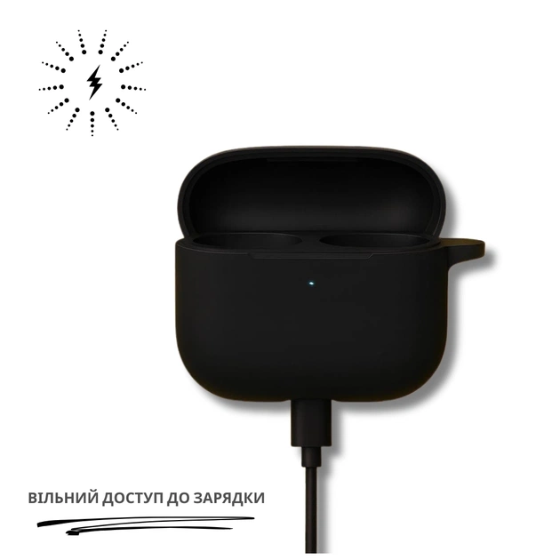 Чохол для навушників BeCover для OPPO Enco Buds 3 Pro Black (714837) - picture 4