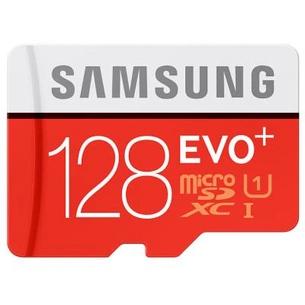 Карта пам'яті Samsung 128GB microSDXC class 10 UHS-I EVO PLUS (MB-MC128DA/RU) зображення 1