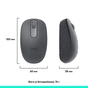 Мишка Logitech M196 Bluetooth Graphite (910-007459) - зменшене зображення 12