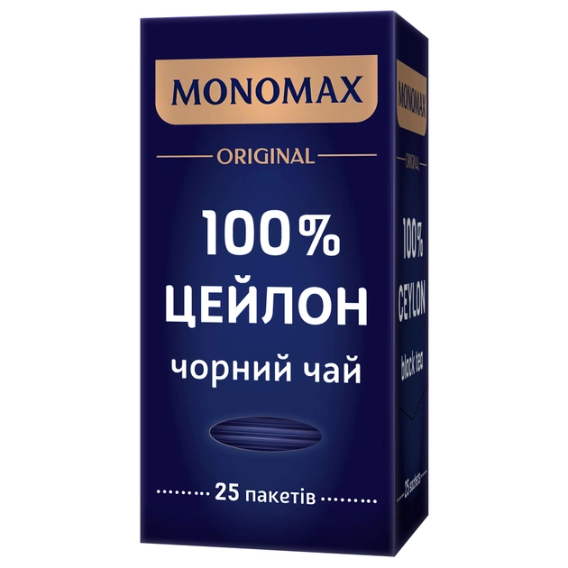 Чай Мономах 100% Цейлон 25х2 г (mn.01830) - изображение 1