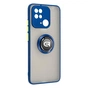 Чохол до мобільного телефона Armorstandart Frosted Matte Ring Xiaomi Redmi 10C Navy Blue (ARM68368) - зменшене зображення 1