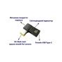 Перехідник PD 100W USB-C F to DC Male Jack square mouth Lenovo Thinkpad ST-Lab (PD100W-Lenovo) - уменьшенное изображение 2
