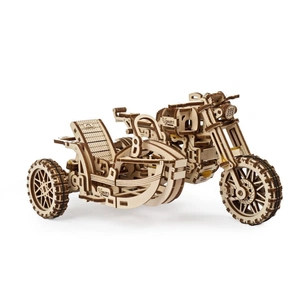 Конструктор Ugears Scrambler UGR-10 з мотоколяскою (70137) зображення 1