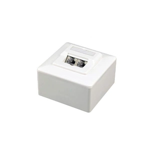 Комп'ютерна розетка RJ45x2 FTP cat.6 Cablexpert (MWS-2S6-01) зображення 1