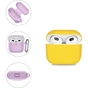 Чохол для навушників BeCover Silicon для Apple AirPods (3nd Gen) Yellow (707233) - уменьшенное изображение 3