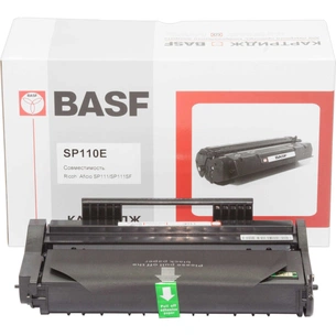 Тонер-картридж BASF Ricoh Aficio SP100/SP100SU, 407442 (KT-SP110E) зображення 1