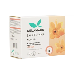 Пральний порошок DeLaMark Color 500 г (4820152330055) зображення 1