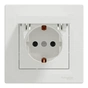 Розетка Schneider Electric ASFORA з кришкою, біла (EPH3100121) - уменьшенное изображение 1
