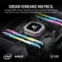 Модуль пам'яті для комп'ютера DDR4 32GB (2x16GB) 3600 MHz Vengeance RGB PRO SL Black Corsair (CMH32GX4M2D3600C18) - зменшене зображення 2