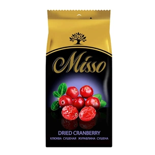 Сухофрукти Misso Журавлина 100 г (4820232570128) зображення 1