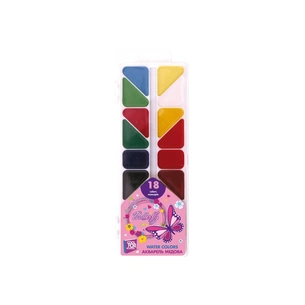 Акварельні фарби Cool For School медова Butterfly, 18 кольорів (CF60141) зображення 1
