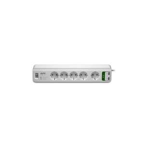 Мережевий фільтр живлення APC Essential SurgeArrest 5 outlets ++ 2 USB (5V, 2.4A) (PM5U-RS) зображення 1
