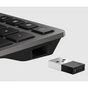 Клавіатура HP 720 Multi-Device Rechargeable Wireless/Bluetooth UA Black (9T5B1AA) - зменшене зображення 7
