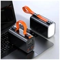 Батарея універсальна Atria 30000mAh, 100W, PD2.0, FCP, QC, AFC (WPD-100) - зменшене зображення 4