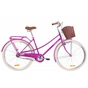 Велосипед Дорожник 28" COMFORT FEMALE рама-19,5" St 2020 фіолетовий, багажник + кошик (OPS-D-28-160) - зменшене зображення 1