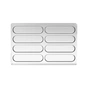 Форма для шоколаду Silikomart Kit Bar Magma 120x25 h10 мм, 116,5x23 h15, 29 мл x 8 (CH028 - KIT BAR MAGMA) - зменшене зображення 3