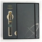 Ручка пір'яна Parker URBAN 17 Muted Black GT  FP F + блокнот Parker + подар.упаковка GIFT24 (30 011b24) - зменшене зображення 5