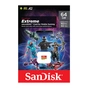 Карта пам'яті SanDisk 64GB microSDXC UHS-I U3 V30 A2 Extreme (SDSQXAH-064G-GN6GN) - зменшене зображення 2
