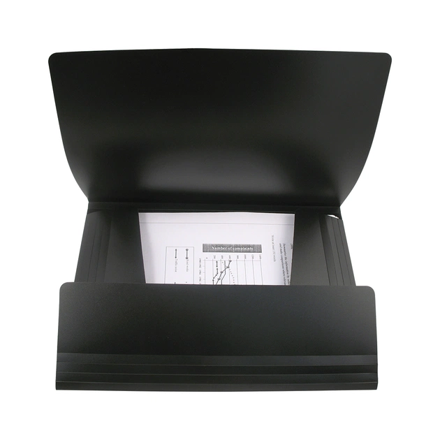 Папка на резинках Axent A4 500 мкм black (1508-01-A) - picture 2