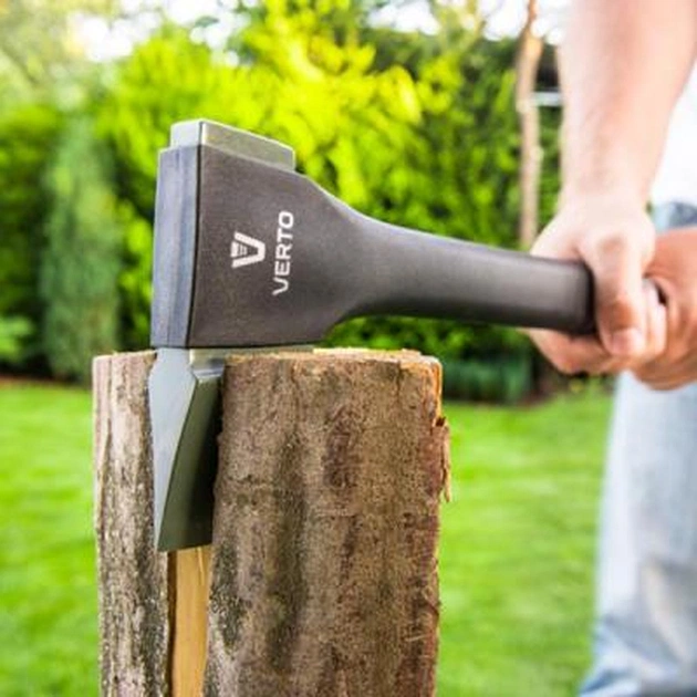 Сокира Verto 870 г, обух 540 г, рукоятка из стекловолокна, 17,5" (05G101) - зображення 3