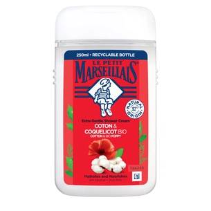 Гель для душу Le Petit Marseillais БІО Бавовна та Мак 250 мл (3574661577593) зображення 1