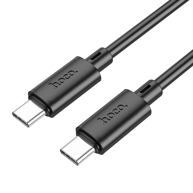 Кабель Hoco X88 Gratified 60W USB Type-C - USB Type-C (M/M), 1 м, Black (6931474783363) - изображение 1