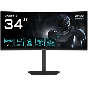 Монітор GIGABYTE GS34WQCA EK зображення 1