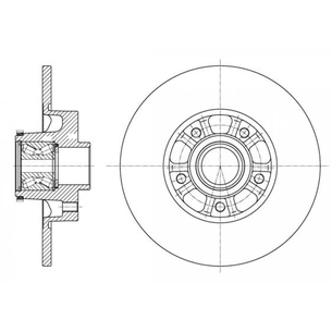 Гальмівний диск REMSA 61626.20 зображення 1